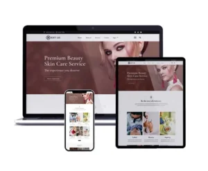 Skincare service website